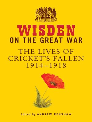 cover image of Wisden on the Great War